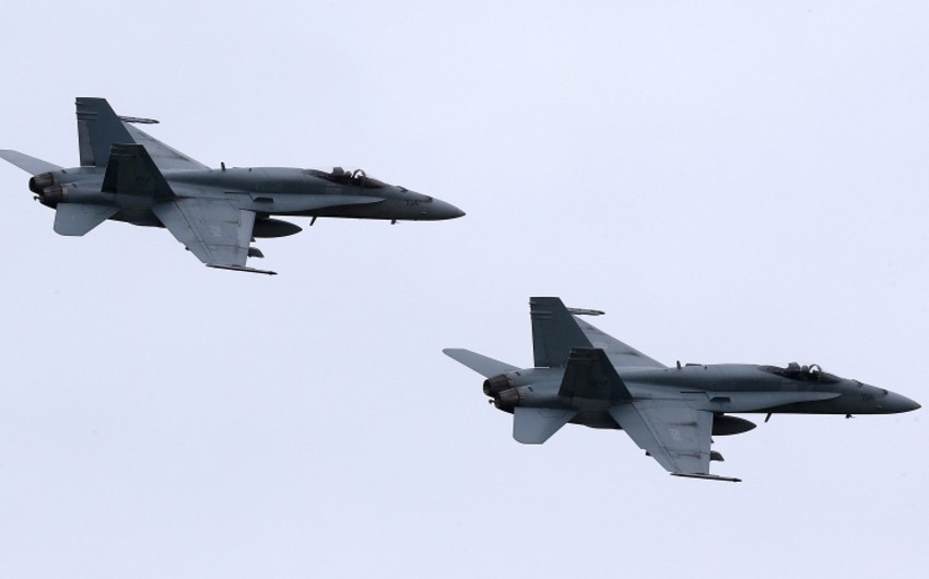 В Испании разбился истребитель F-18, пилот погиб