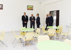 President Ilham Aliyev opened new building of secondary school in Hil village, Qusar