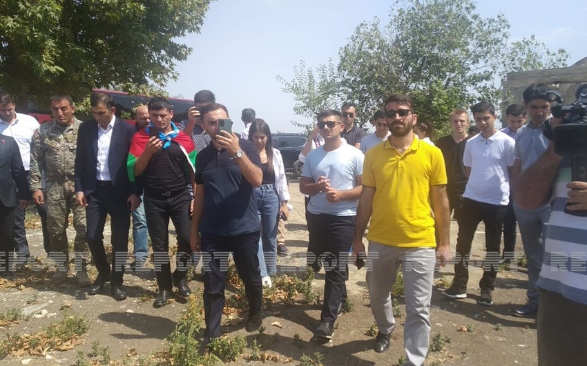 Representatives of youth organizations and freelancers visit Aghdam