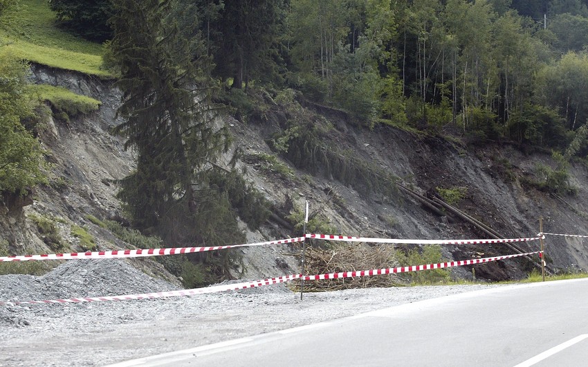 New landslide areas occurred in Azerbaijan