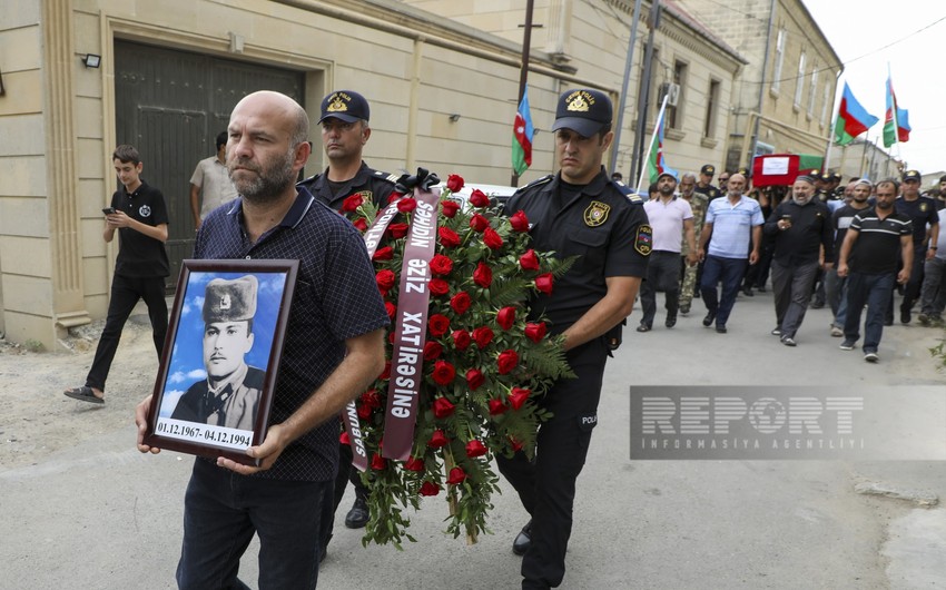 Maştağada Birinci Qarabağ müharibəsinin şəhidi Aydın Qurbanov dəfn edilib - YENİLƏNİB