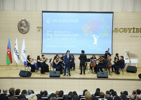 Baku Academy of Music visiting Baku Higher Oil School