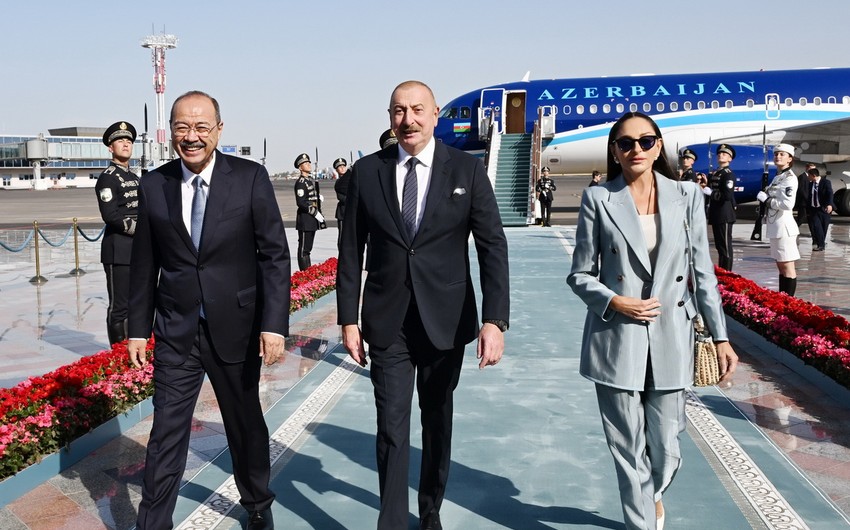 President of Azerbaijan embarks on state visit to Uzbekistan