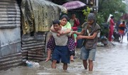 People 'jump from roof to roof' as floods kill 120 in Nepal