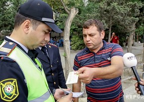 DYP Bakıda reyd keçirib, 50-yə yaxın sürücü barədə inzibati tədbir görülüb - FOTO - VİDEO