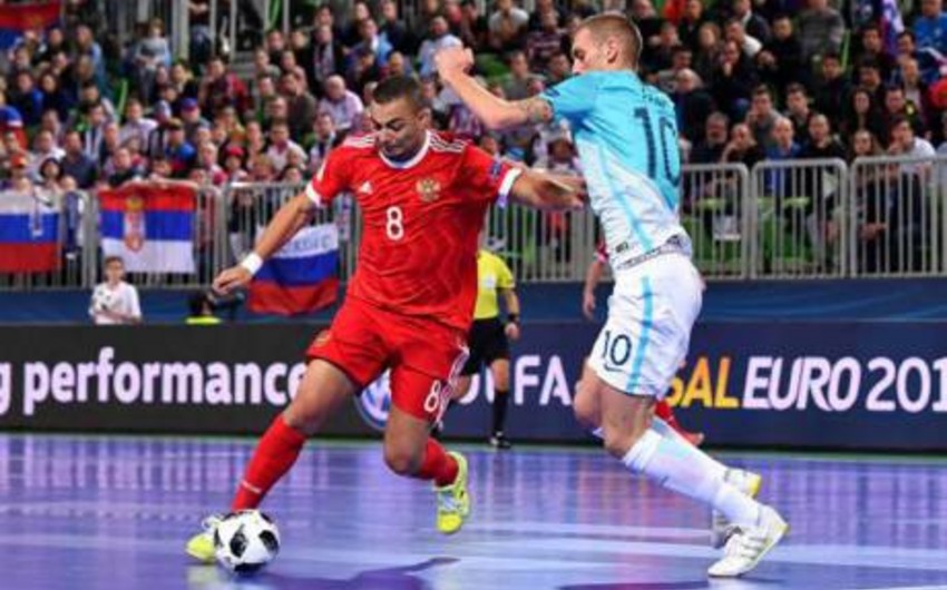Сборная России вышла в 1/2 финала ЧЕ по мини-футболу, победив Словению