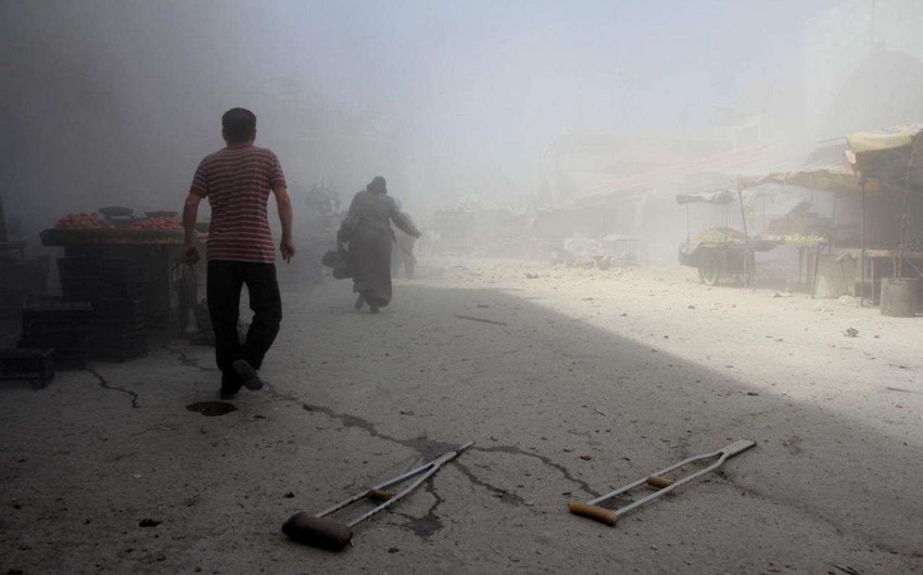 В результате авиаудара по мечети в Алеппо погибли более 40 человек
