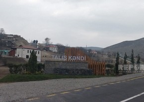 Talış kəndinin yenilənən infrastrukturu - FOTOREPORTAJ