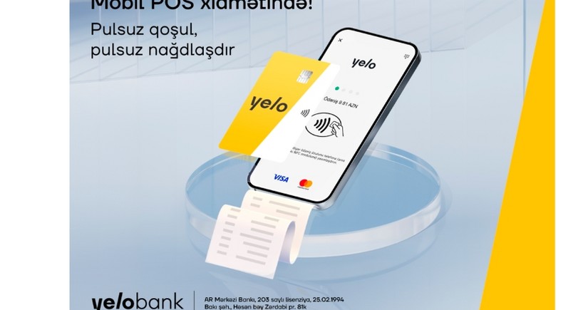 “Yelo Bank” biznes sahibləri üçün Mobil POS xidmətini təqdim edir