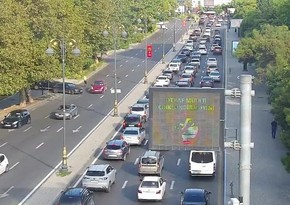 На ряде дорог Баку наблюдаются пробки - СПИСОК