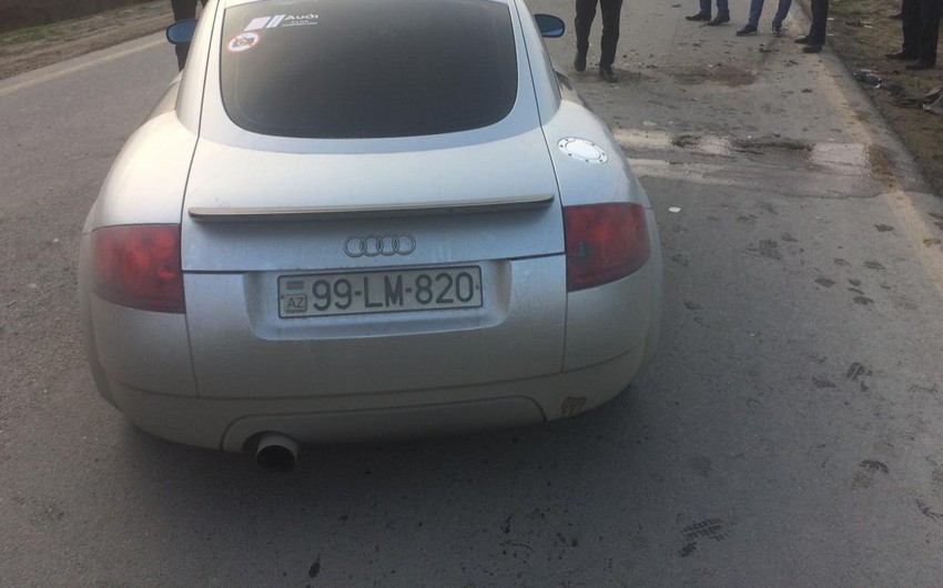 В Нефтчале выехавший на встречную полосу Audi совершил ДТП