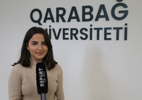 Qarabağ Universitetinin tələbəsi: Xankəndidə lazımi mühit var