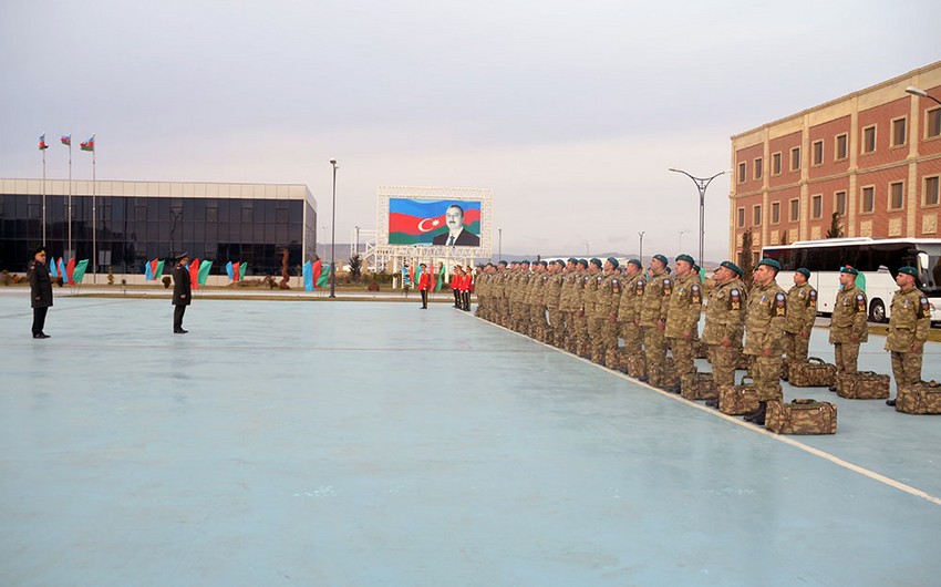 Группа азербайджанских миротворцев вернулась из Афганистана