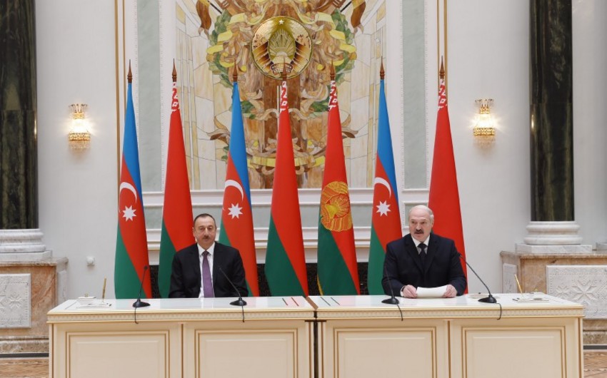 ​Aleksandr Lukaşenko: Minsk ilə Bakı arasında həll edilməmiş və həll edilə bilməyən məsələlər yoxdur