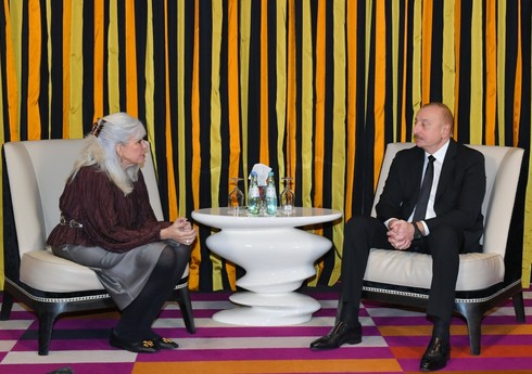 В Мюнхене состоялась встреча Ильхама Алиева с генеральным вице-президентом The Rockefeller Foundation