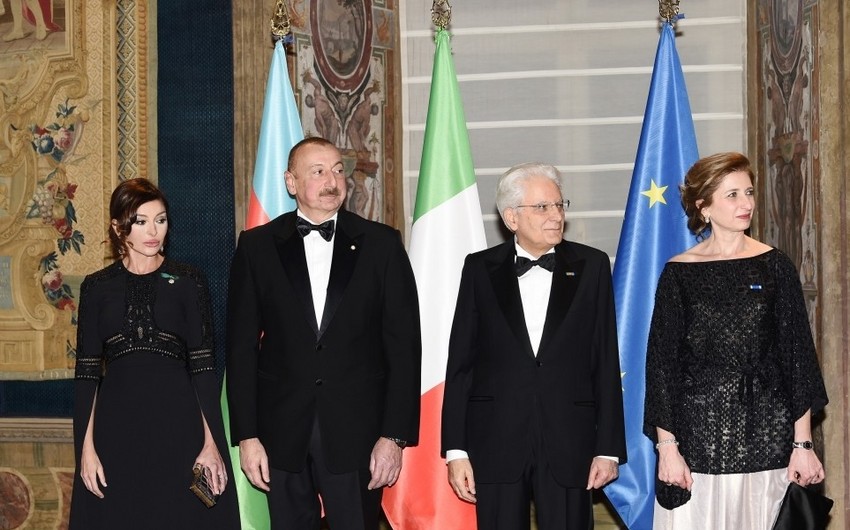 В Риме дан прием в честь президента Азербайджана - ФОТО