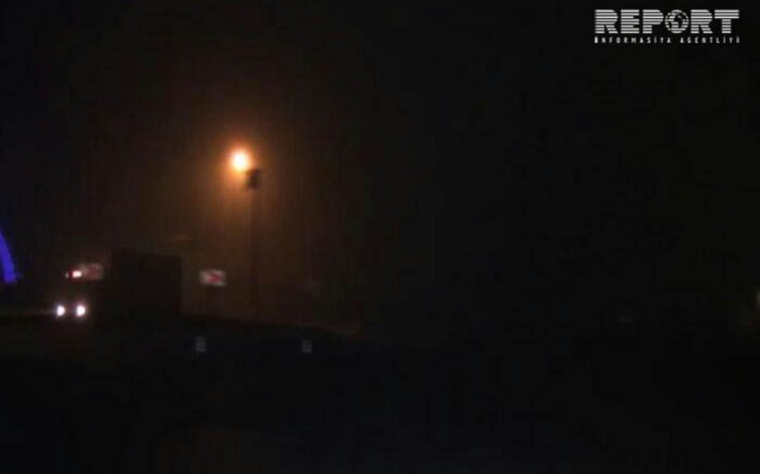 Goranboyda qatı duman nəqliyyatın işini çətinləşdirib - FOTO