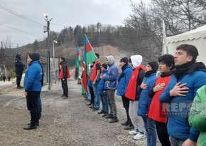 Xankəndi-Laçın yolu: Ekofəalların aksiyası 127 gündür yüksək fəallıqla davam edir