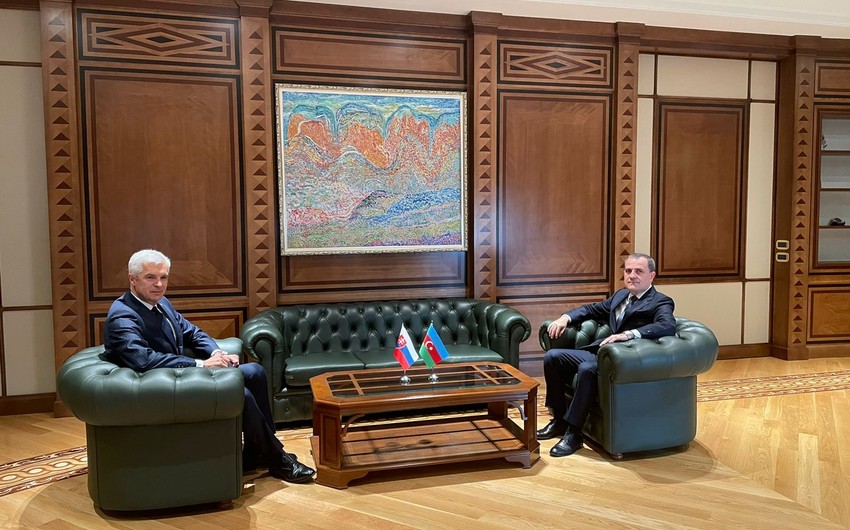 Meeting between Azerbaijani and Slovak FMs ends