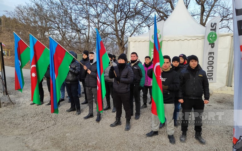 Peaceful protest of Azerbaijani eco-activists on Lachin–Khankandi road enters 81st day 