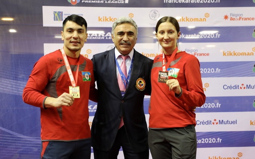 Azərbaycan karateçiləri Parisdə iki medal qazanıb