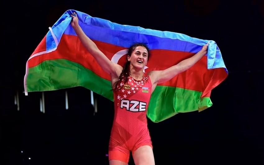Азербайджанская борчиха завоевала золото чемпионата Европы 