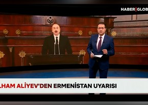 Haber Global makes program on Ilham Aliyev's speech at 1st session of 7th convocation Milli Majlis