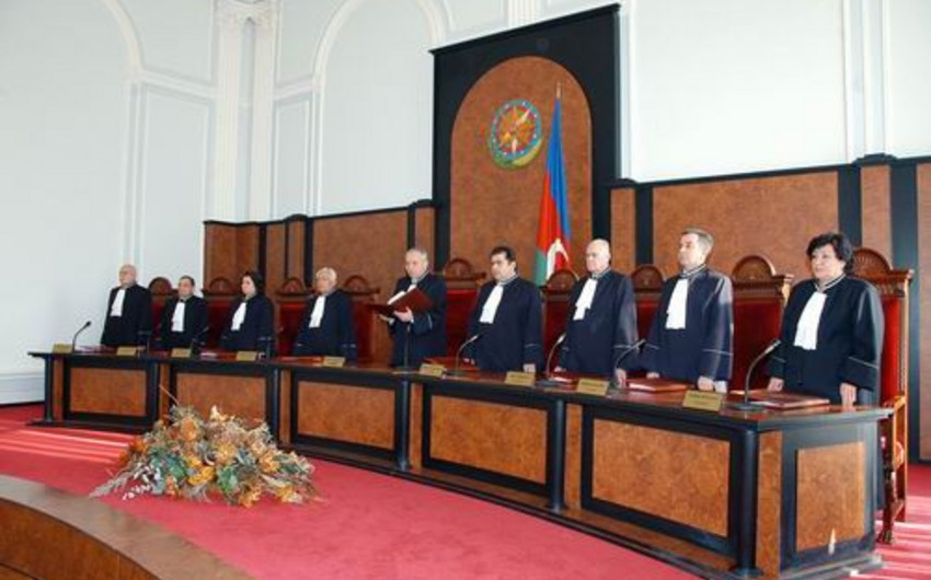 Meeting of the Chamber of the Azerbaijan Constitutional Court held