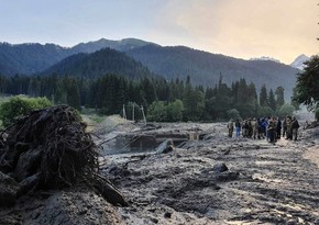 В Грузии из-за наводнений прервана связь с селами в районах компактного проживания азербайджанцев