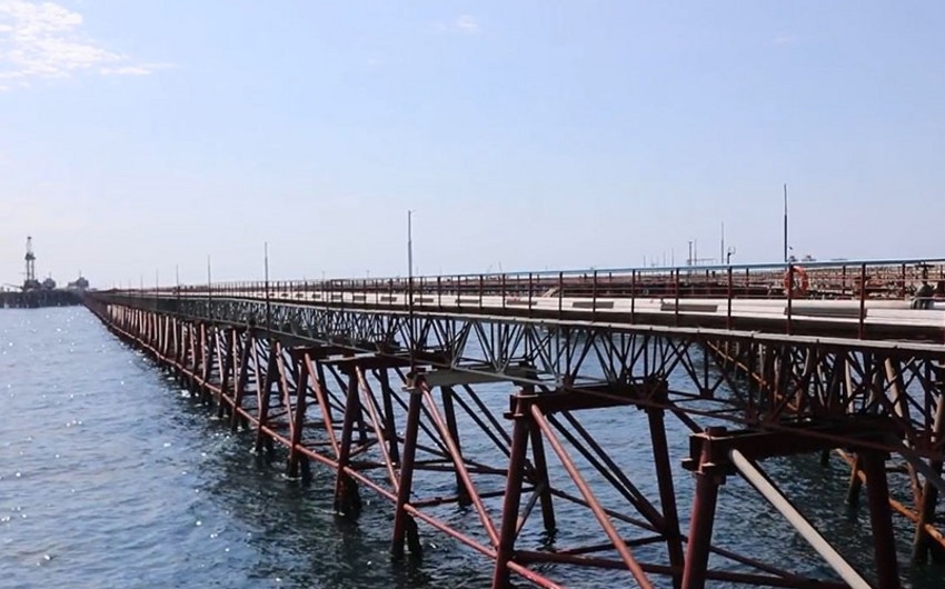 630-meter-long pier repaired at Oil Rocks