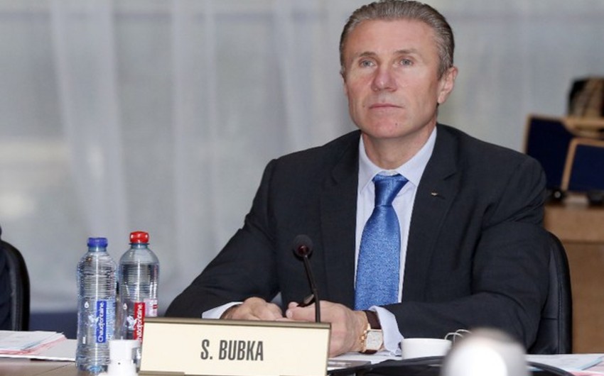 Sergey Bubka Beynəlxalq Atletika Federasiyaları Assosiasiyasının prezidenti postuna namizədliyini irəli sürüb