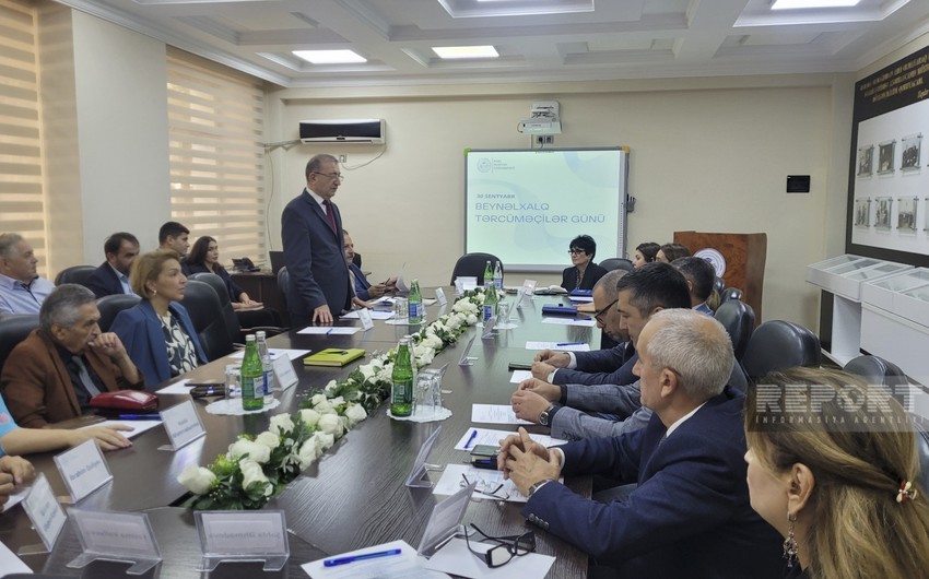 BSU-da tərcümə işinin vəziyyəti müzakirə olunub