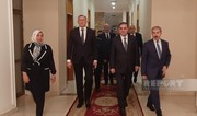 Georgian ambassador visiting Ganja