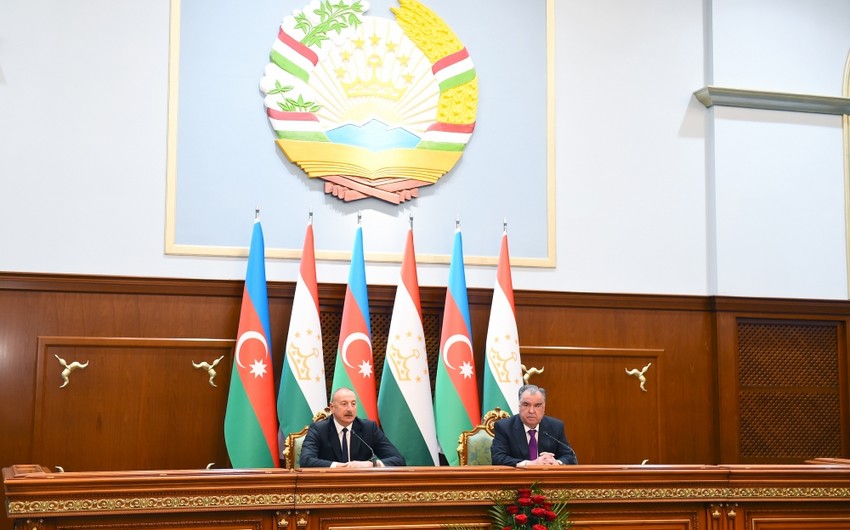 President: Development of fraternal relations between Azerbaijan and Tajikistan - result of activity in early 1990s