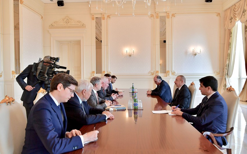 Prezident İlham Əliyev ATƏT-in Minsk qrupunun həmsədrlərini qəbul edib