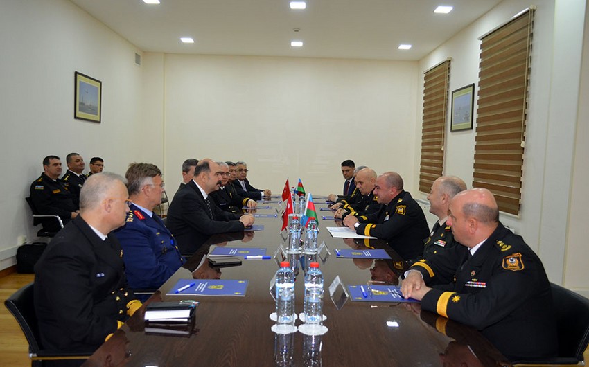 Turkish delegation visits Azerbaijan Naval Forces
