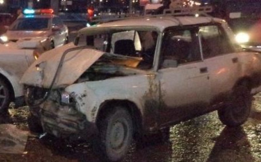 Sumqayıtda yol qəzası nəticəsində bir nəfər xəsarət alıb