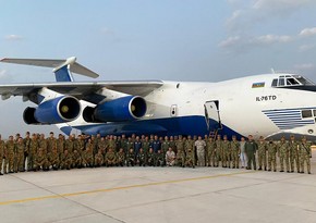 Azerbaijani servicemen leaving for TurAz Falcon - 2021 Exercises are in Turkey