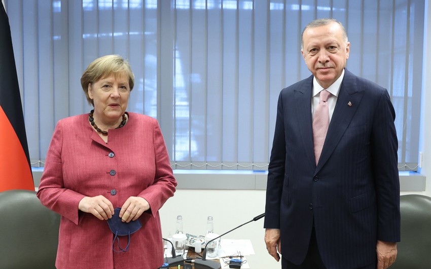 Эрдоган встретился с канцлером Германии