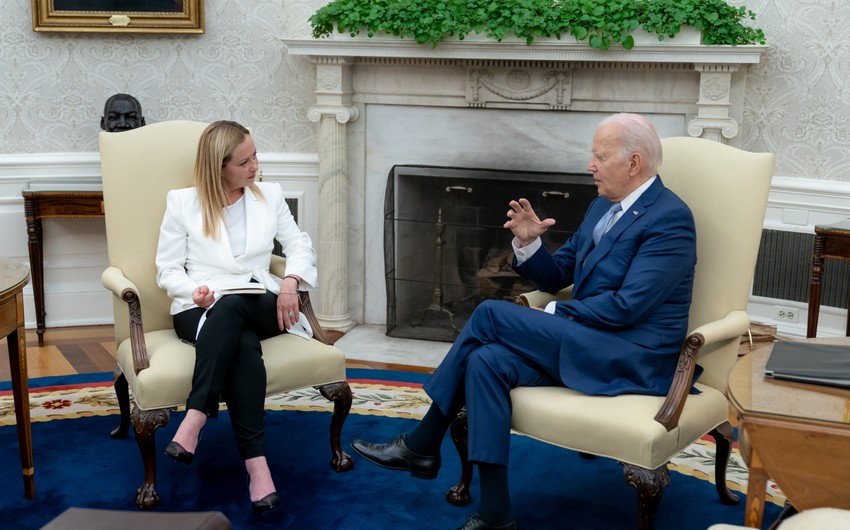 Biden discusses future aid to Ukraine with Italian PM