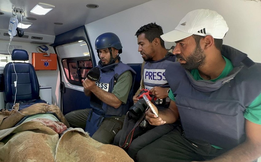 Съемочная группа турецкого телеканала пострадала при ударе Израиля в Газе