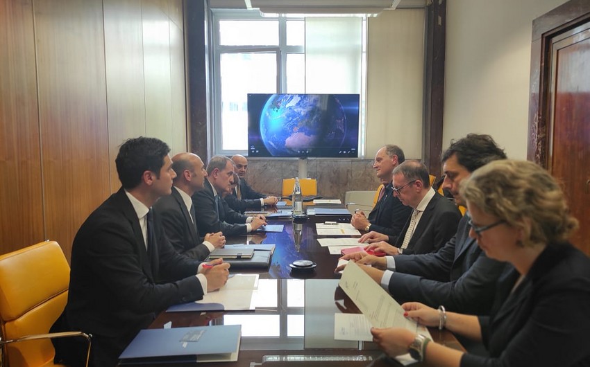 Azerbaijan's foreign minister meets with rector of Polytechnic University of Turin