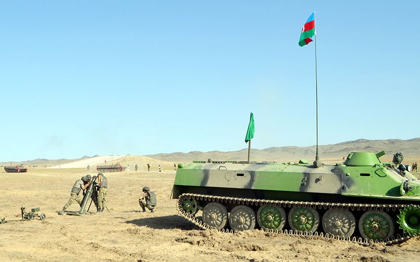Azerbaijani artillerymen conduct night firing at 'Masters of Artillery Fire' contest
