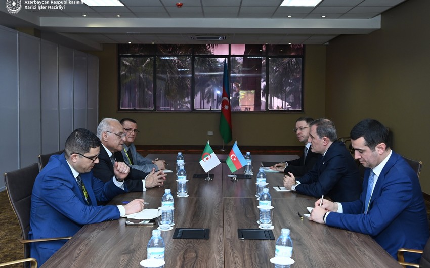 Ministers of Foreign Affairs of Azerbaijan and Algeria mull issues of cooperation