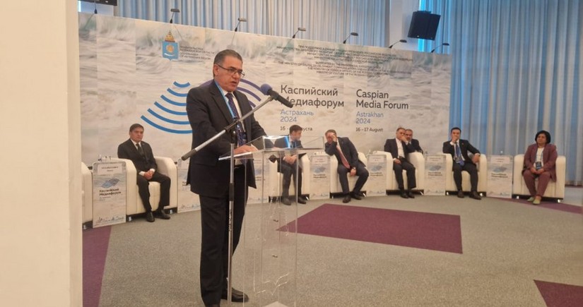 Azerbaijani delegation joins 9th Caspian Media Forum in Astrakhan