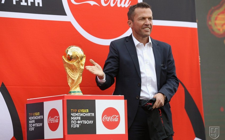 Лотар Маттеус представил Кубок чемпионата мира по футболу в Москве