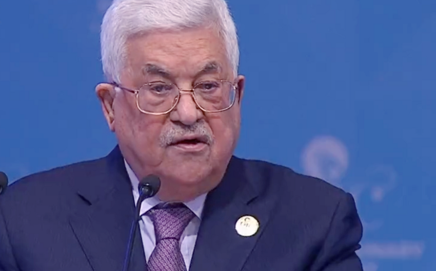 Mahmud Abbas: “İsrailin sərhədləri mövcud olmadığı halda dövlət kimi necə tanına bilər?”