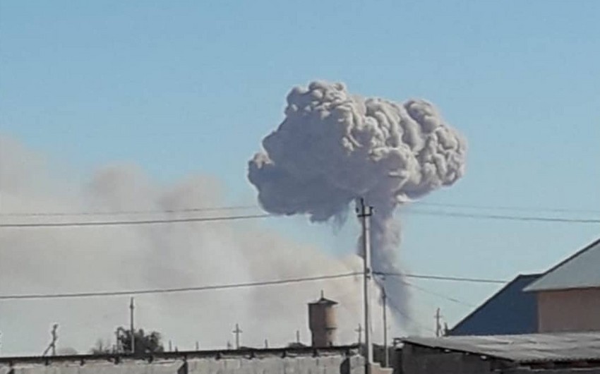 About 40-50 explosions thundered in the military unit in south Kazakhstan