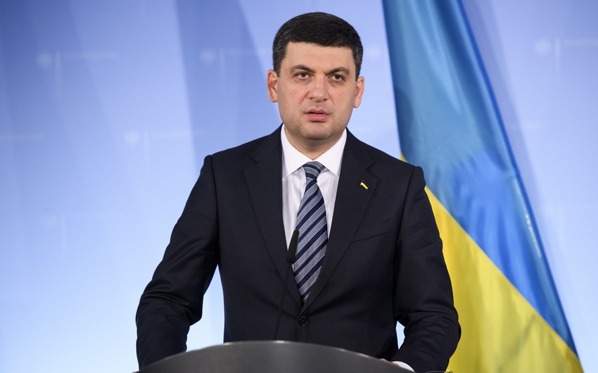Ukraynanın Baş Naziri Qroysman Poroşenkonun partiyasından ayrılmaq niyyətindədir
