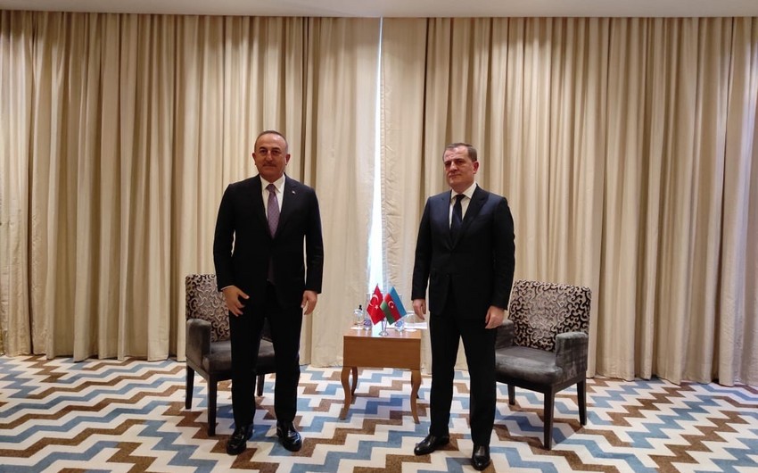 Azerbaijani and Turkish Foreign Ministers meet in Tajikistan